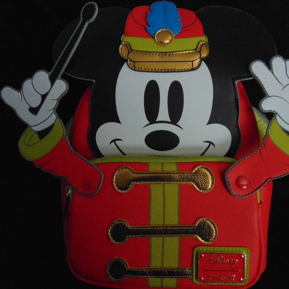 Disney Loungefly Mickey Mouse Bandleader Mini Backpack 100 Celebration Brand New